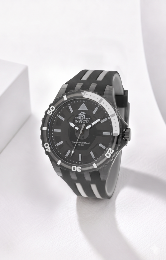 Invicta Subaqua Quartz Black Dial Men's Watch 44mm