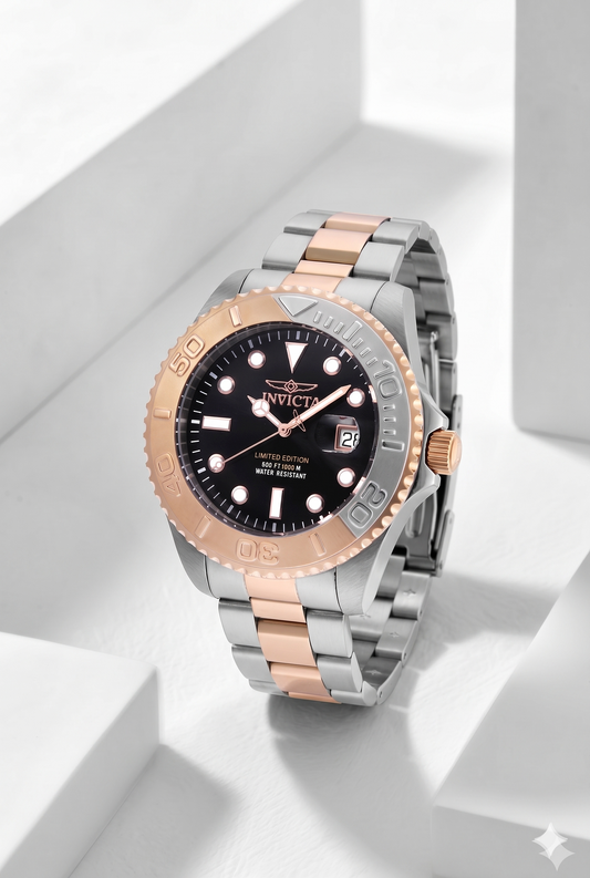 Invicta Grand Diver Men's Watch - 47mm Rose Gold (24625)