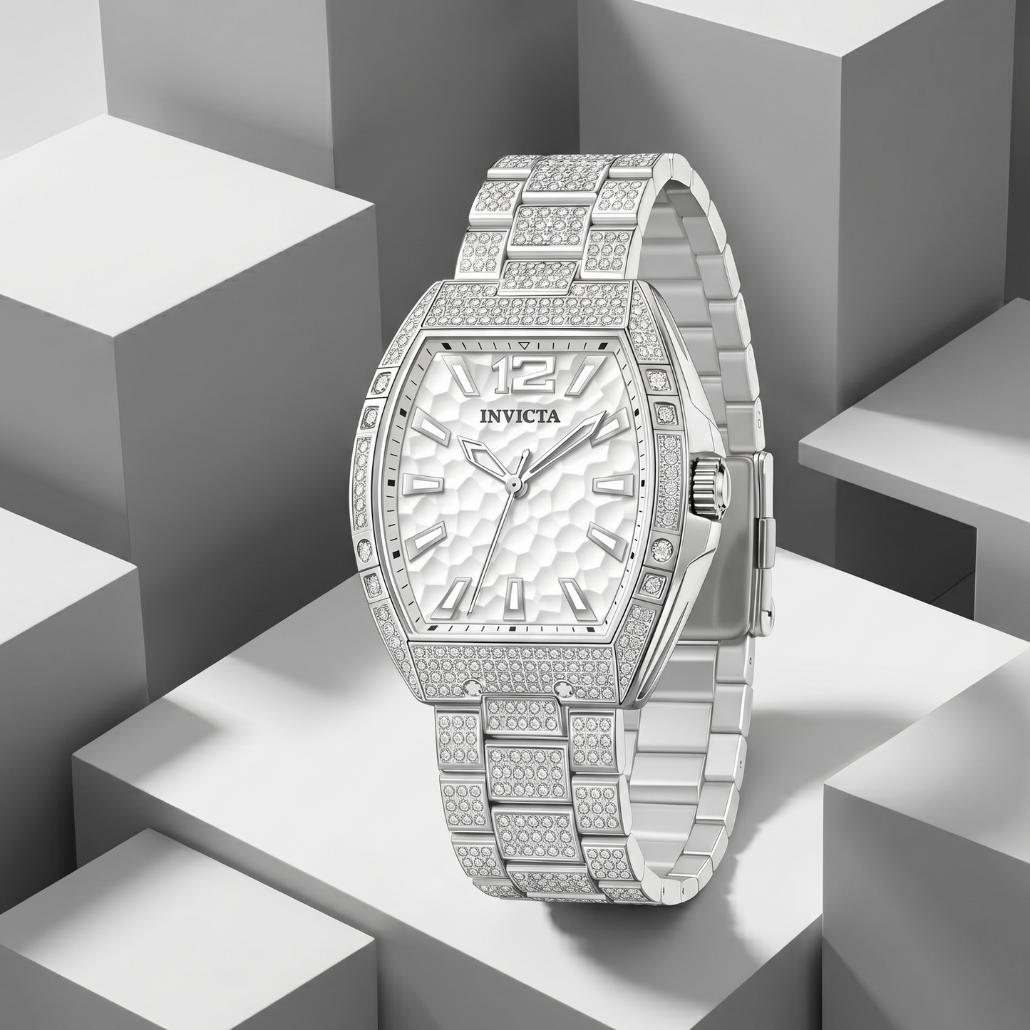 Invicta Celestial Forzyn Men's Watch - 47mm, White, Steel (50198)