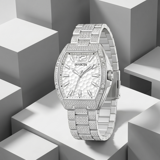 Invicta Celestial Forzyn Men's Watch - 47mm, White, Steel (50198)
